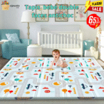 Découvrez le Tapis bébé double face - Le choix idéal pour un espace sûr et stimulant !