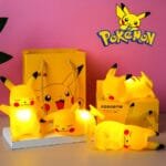 Veilleuse Pokémon Pikachu pour enfants figurine d'anime jaune *1