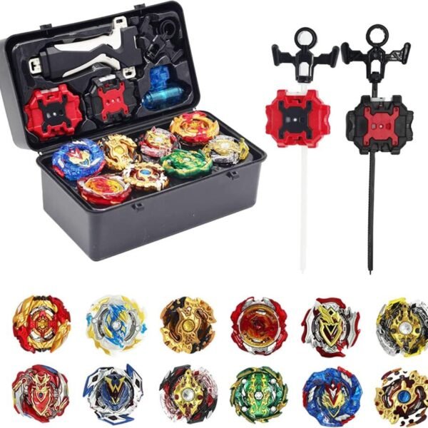 12 in1 Toupie avec Boîte, Metal Fusion de Combat