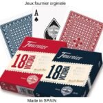 Jeu de cartes Plastic Coated Rami et Poker professionnel " Fournier "