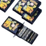 Pack de 10 Cartes POKEM0N Gold noire: collection Vmax et GX