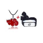 Naruto : Pack Collier akatsuki Bandeau Shippuden Naruto Anime Manga Arrivage 2023