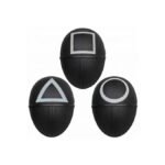 Masque Squide Games 3 pièces : Carre, Cercle, Triangle avec lumière