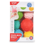 Lot de 6 balles souples avec différentes textures et couleurs - Huanger