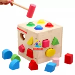Jeu éducatif Cube en bois Montessori