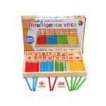 Bâton d'intelligence mathématique en bois pour faire des calcules pour enfants