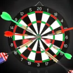Jeu de fléchettes en liège double face " Dart Game "