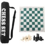 JJeu des échecs portable pour voyage, camping, club d'école et pour tournoi VIP.
