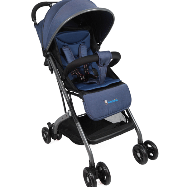POUSSETTE VALISE Bleu – MON BÉBÉ