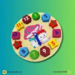 Digital clock, jouets en bois montessori