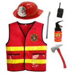 Déguisement Pompier Enfant avec Accessoires – Taille Standard