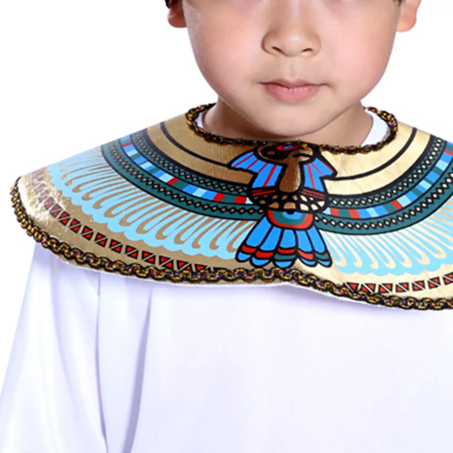 Costume enfant prince égyptien tenue à manches courtes haut avec pantalon – Image 6