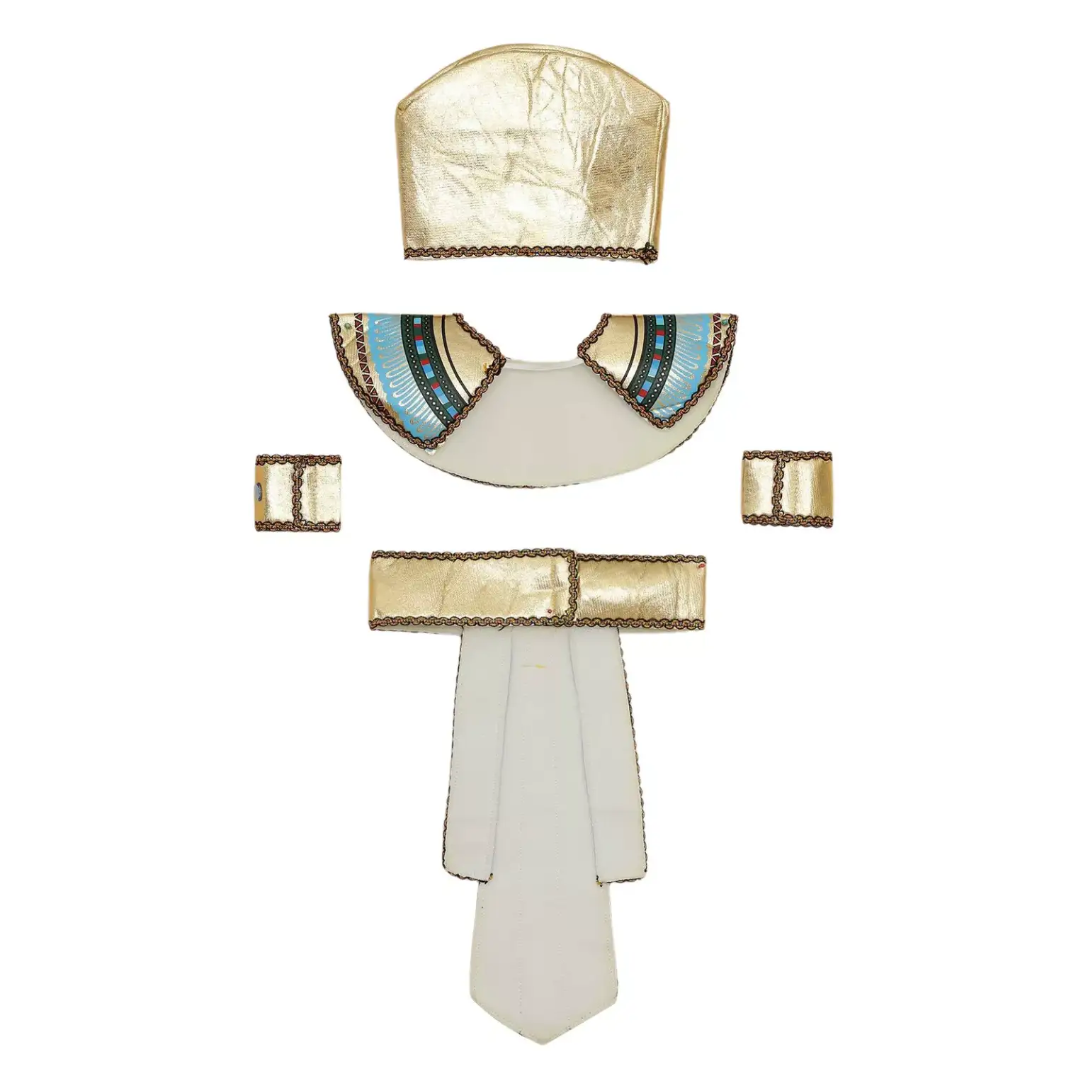 Costume enfant prince égyptien tenue à manches courtes haut avec pantalon – Image 7