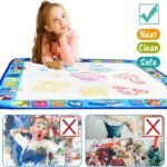 Tapis de Peinture à l'Eau Réutilisable Extra-Large - Toile de Gribouillage Colorée pour Jeunes & Divertissement en Famille