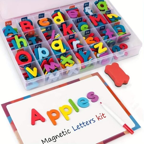 Autocollants Magnétiques de Lettres de l'Alphabet Anglais,