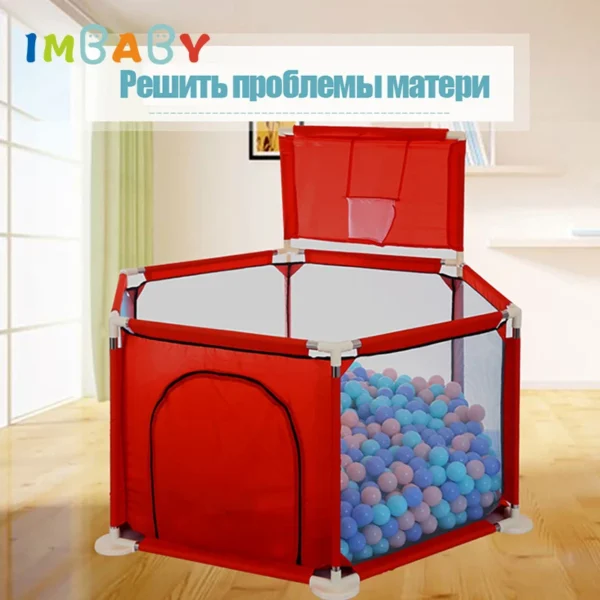 Parc de jeu pour enfants, piscine, clôture pour aire de jeux pour bébés, garde-corps de sécurité pour tout-petit, document solide, jouet de parc intérieur