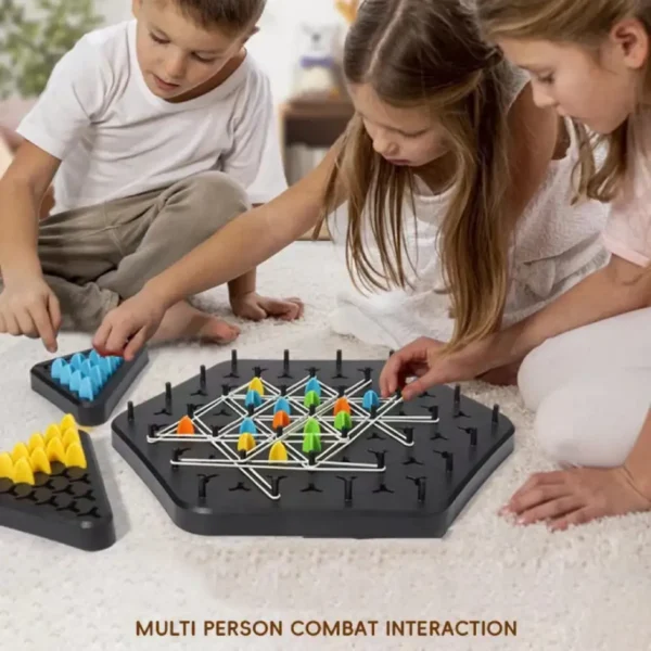 Jeu de géométrie trigonométrique enchaîné, jeu de puzzle coule parent-enfant