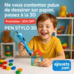 Ensemble de stylos d'impression 3D pour enfants, alimentation, filament PLA,