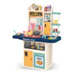 grand ensemble de cuisine avec lumière et de musique 74 pièces