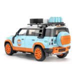Land Rover Defender Miniature "Gulf Edition" - Modèle de Collection - Portes Ouvrantes, son et lumière