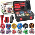 TOPGYRO X - Coffret de Toupie Beyblade Haute Performance - 8 Toupies
