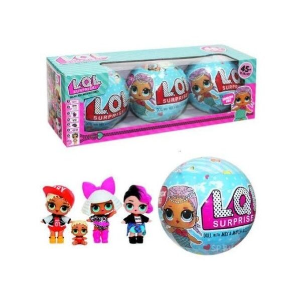 LOL Surprise Dolls Series 3 – Ball 10 cm avec Poupée Big Sisters / Big Sister Surprise Doll in 10cm Ball