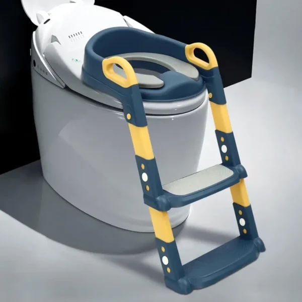 Réducteur de toilette pliable avec marche pieds différents couleurs originale