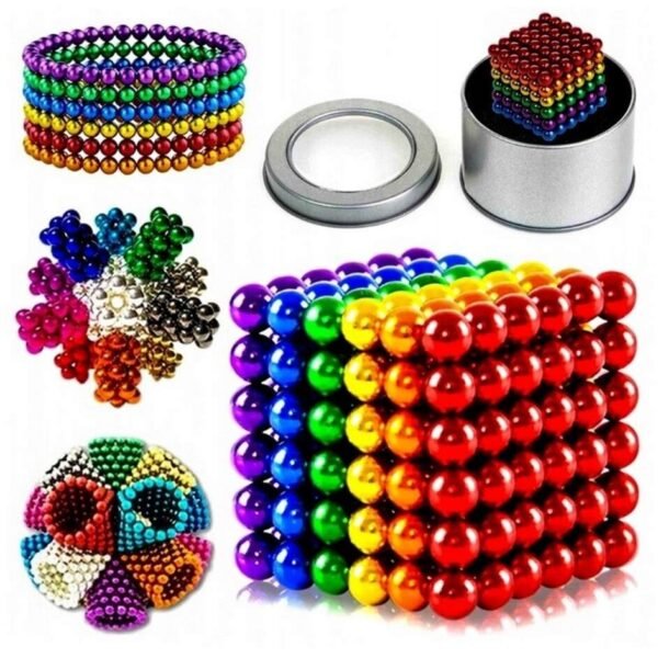 Boules Magnétiques Néodyme - 216 Pièces Multicolores-Magic Buckyballs-mgic cube