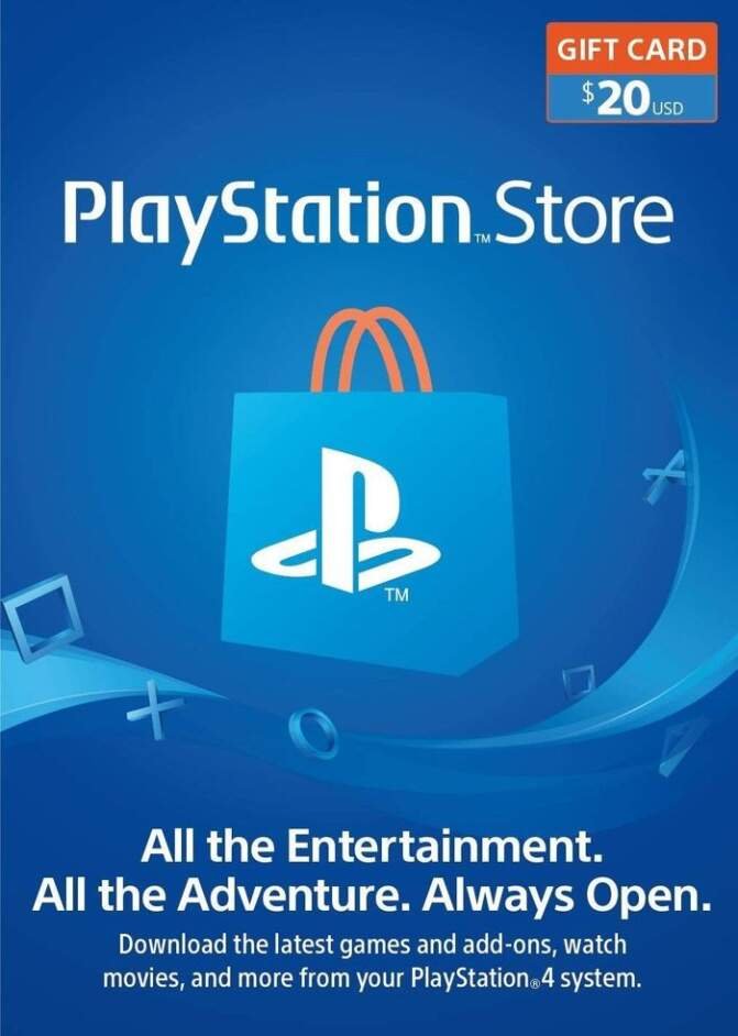 Carte PlayStation Store 20 Euro - Compte Français, valable au Maroc