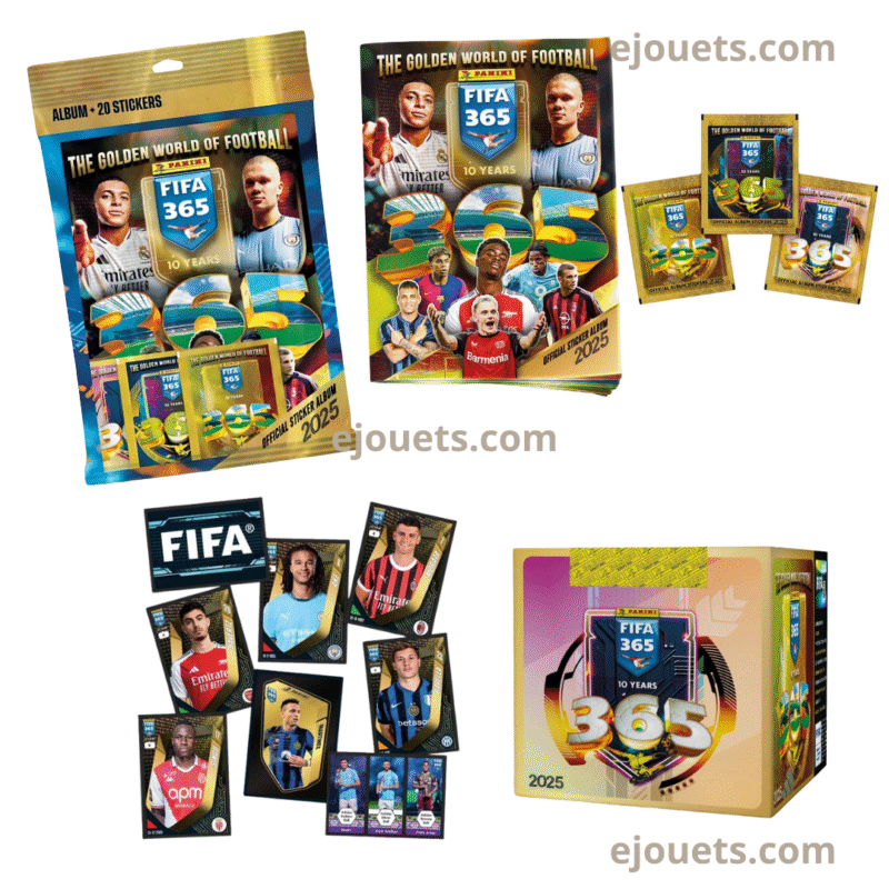 Panini Starter Pack Album FIFA 365™ 2025 + 20 Stickers + Boîte de 50 Pochettes