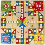 Jeu de Société en Bois 2 en 1 – Dames Chinois