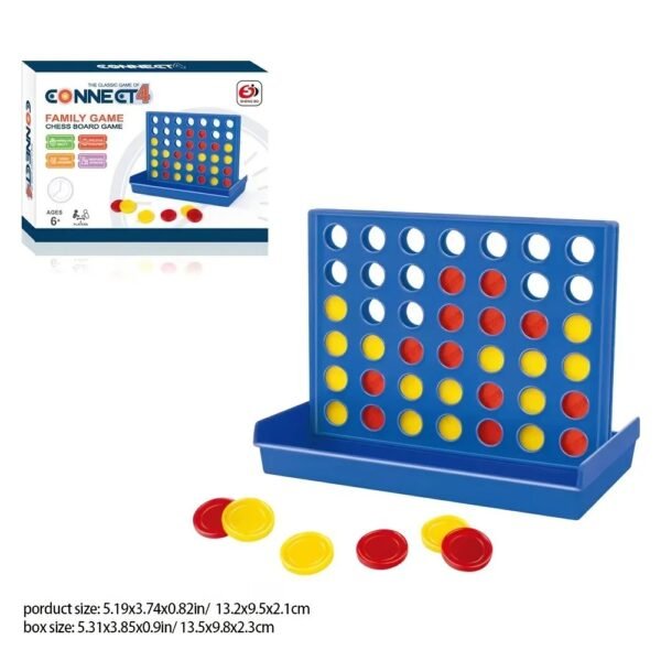 Jeu Puissance 4 Mini – Connect 4 Classique Portable