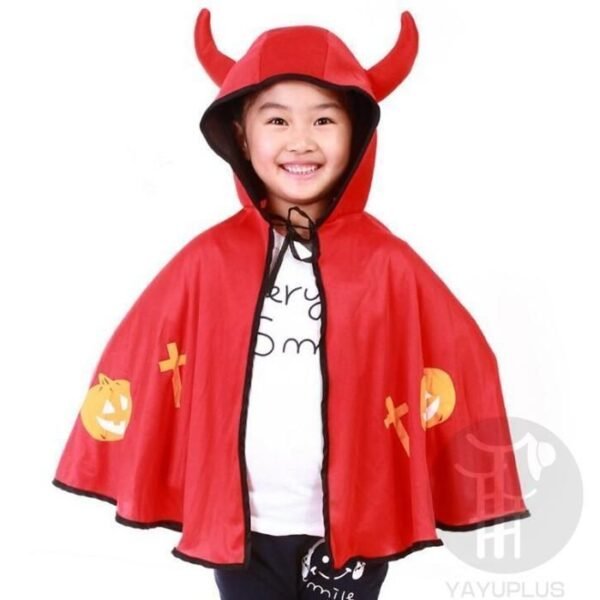 Cape Diable Enfant – Déguisement Halloween