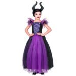 Déguisement Maléfique Enfant - Robe Sorcière Princesse  Halloween