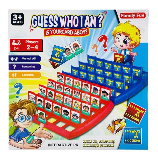 Jeu "Devine Qui Je Suis ?" – Jeu de Société Famille 👨‍👩‍👧‍👦