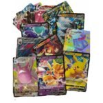 Cartes Pokémon XXL Anglais Pack de 5cartes Jumbo Surdimensionnées Rareté Aléatoire V/VMAX/HOLO/EX/GX