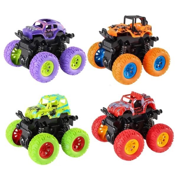 🚙 Monster Truck Inertiel 4x4 – Voiture Cascade Sans Piles 🏁