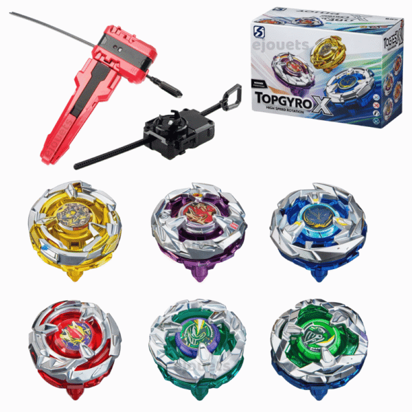 TopGyro X – Set de Toupies Haute Vitesse 🔥 6 pieces