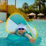 Bouée Gonflable à Ombrelle Anti UV pour Bébé | Sunsplash
