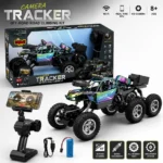 Camera Tracker RC Car 6x6 avec Caméra HD & Contrôle WiFi
