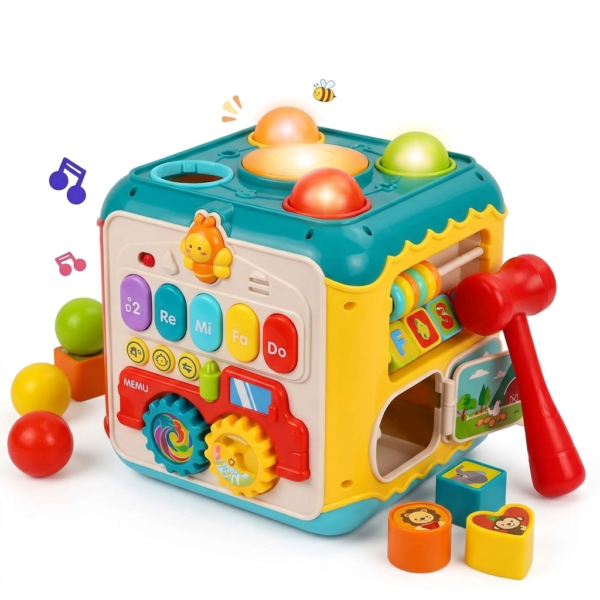 Cube d’Activités Éducatives 7 en 1 - Huanger