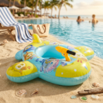 Bouée Siège Bébé avec Pistolet à Eau – 70 x 75 cm – 1A+