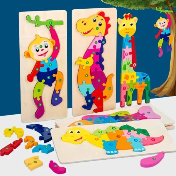 Jouet bebe de puzzles des chiffres
