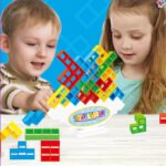 Jouet de Puzzle de Tour Tetris pour Enfants