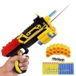 Pistolets Wembley Blaster avec LASER et musique - chargeur 14 de fléchettes