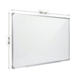 Grand Tableau Blanc Magnétique pour Enfant 120x80cm