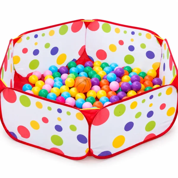 Espace de Jeu Pop-Up pour Bébés – Tente Pliable avec 36 Balles Colorées