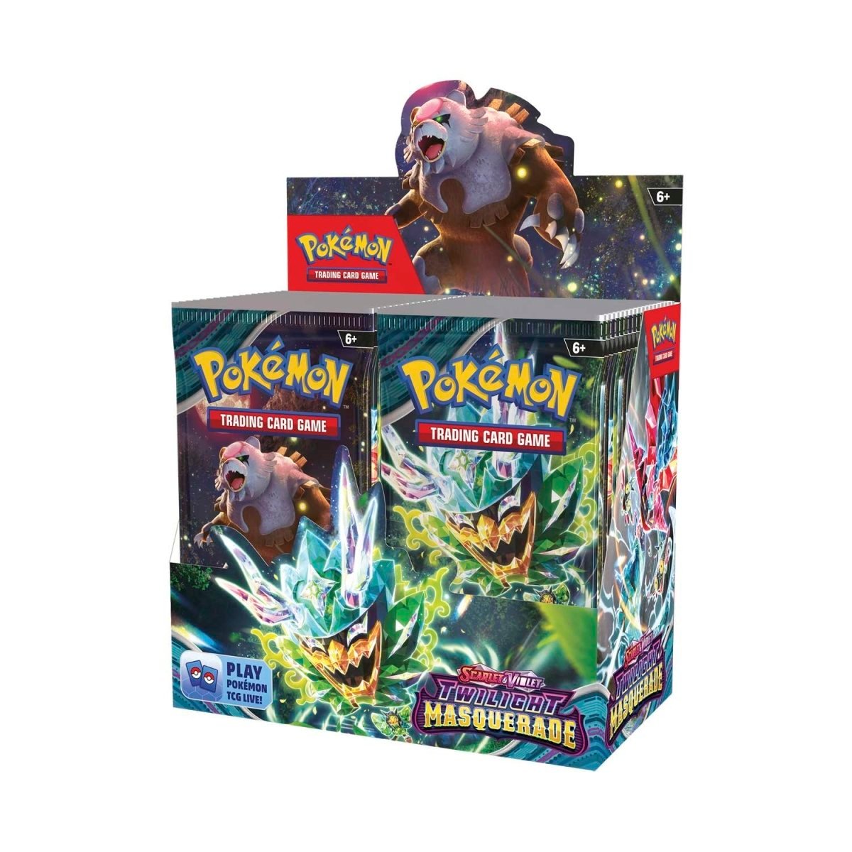 P9505_699-86340_01 Pokémon TCG: Scarlet & Violet-Twilight Masquerade Booster Display Box (36 Packs) – Image 1