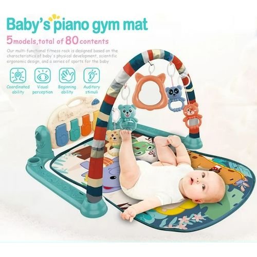 1-1.jpg jeu pour bébé Tapis,pédale musicale,piano,fitness,gymnastique musique,jouet – Image 1