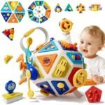 Cube Montessori 22 en 1 – Jouet d'Éveil Sensoriel et Tableau d'Activités Bébé 1 à 3 Ans